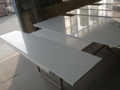 White Galaxy/White Grain/White Crystal Artificial Stone Quartz Countertop &amp; Vanity Top