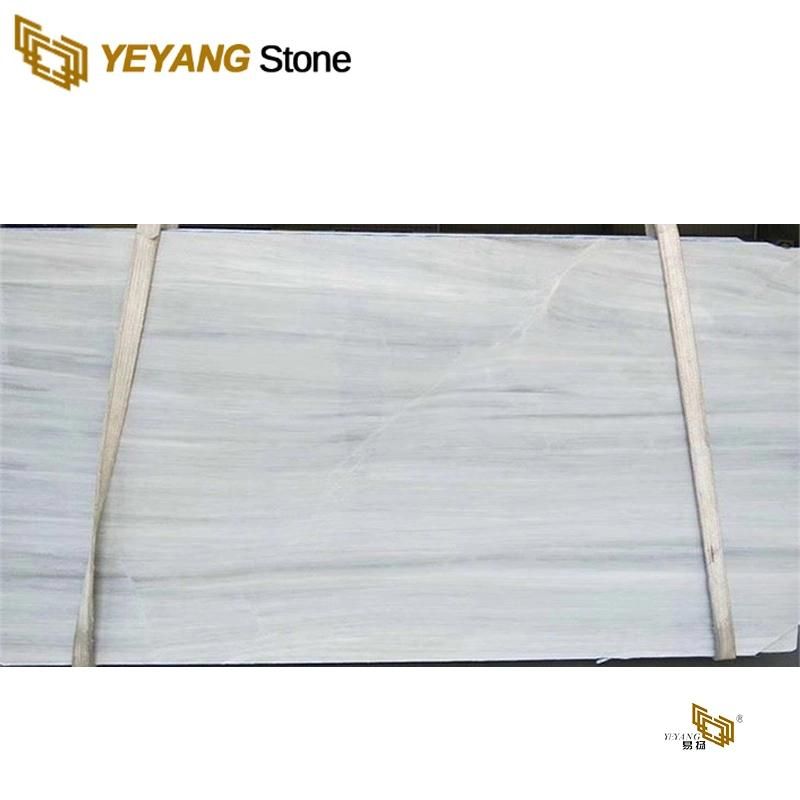 Stone Factory Wood/White Marble Slab Lower Price Kitchen Countertop/Vanitytop/Island/Worktop Marble Tile/Mosaic/Paving