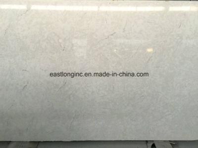 White Natural Surface Marble Looking Artificial Quartz Stone