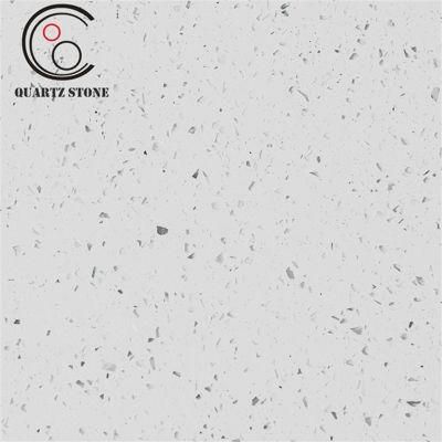 White Crystal Quartz Countertop and Sheet for Sale Standard Kitchen Sizes