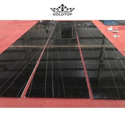Dark and Light Color 600*1200mm Fullbody Copy Marble Tile Golden Black Wall and Floor Background Tile