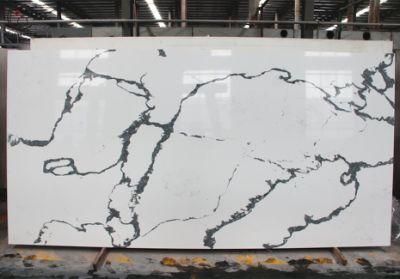 2020 Carrara Calacatta Quartz Stone Slab (Size 3200*1600mm)
