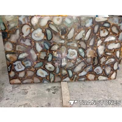 New Design Customized Size Natural Agate Table Top