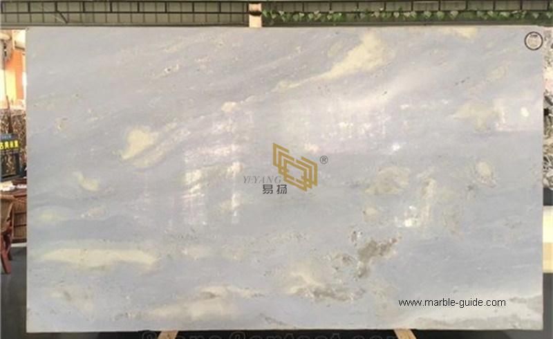Natural Blue Vein White Stone Marble for Floor Tile/Bath Top/Wall Cladding/Baluster/Table
