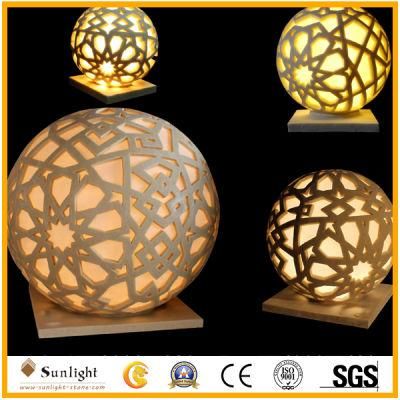 Indoor Outdoor Decoration Sandstone Lantern/Lamp with LED