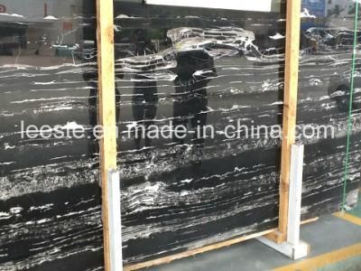 Popular A Grade Chinese Black Marble Silver Dragon Marble on Promotion
