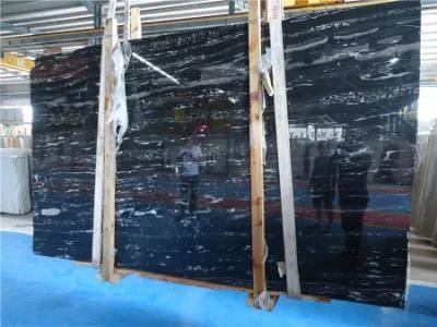Silver Portoro Black Marble, Marble Slabs Tiles From China