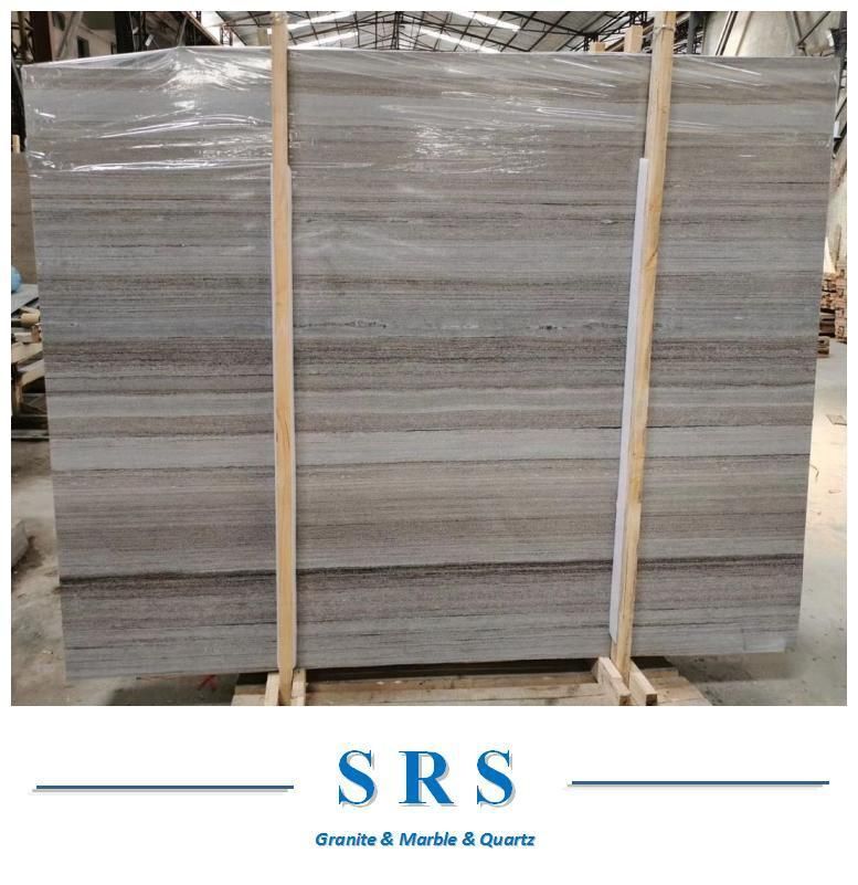 Crystal Wooden Vein Marble Slab for Wall/Floor/Background/Tile
