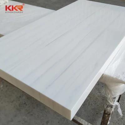 Custom Cutting Size Solid Surface Bathroom Sink Counter Top Basin Bathroom Vanity Top