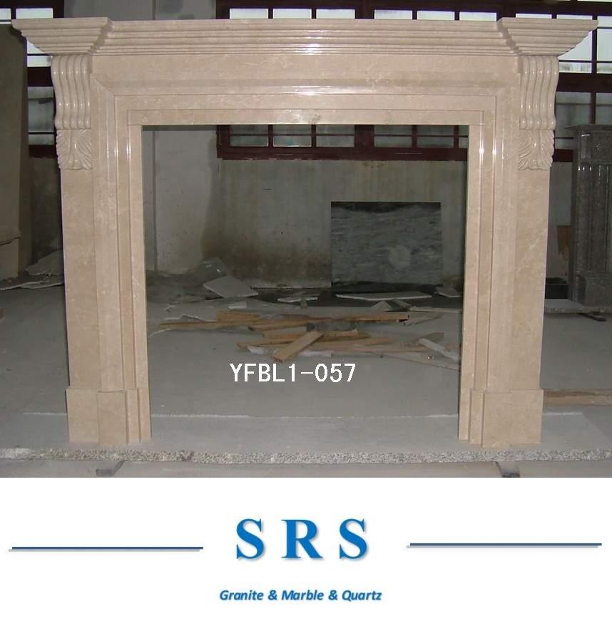 The Marble and Granite Fireplace Carving Nature Stone Fireplace
