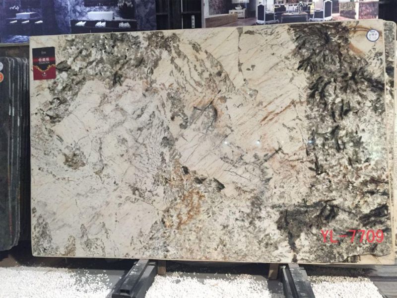 Shangri-La Green Marble Slabs for Flooring Tile, Countertop