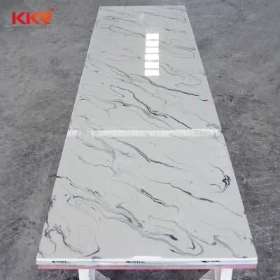 12mm Artificial Marble Acrylic Stone Bathroom Vanity Top Solid Surface Sheet