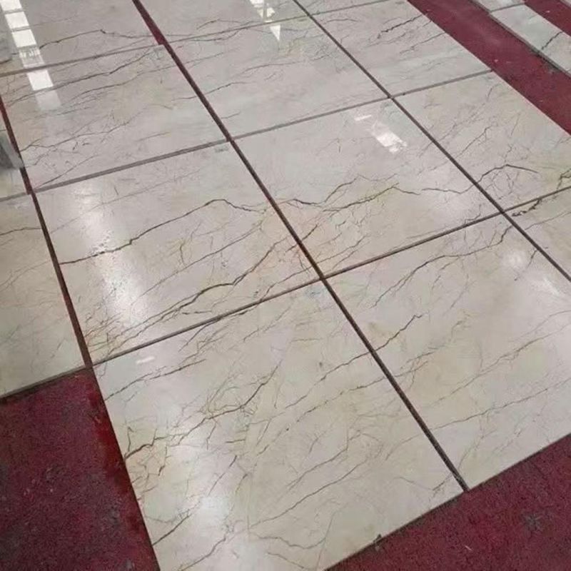 Building Material Wall Tile Sofita Gold Beige Types of Marble for Decoration