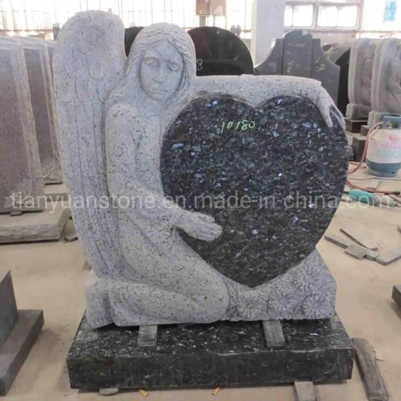 Canadian Monument China Granite Single Heart/Double Heart Headstones
