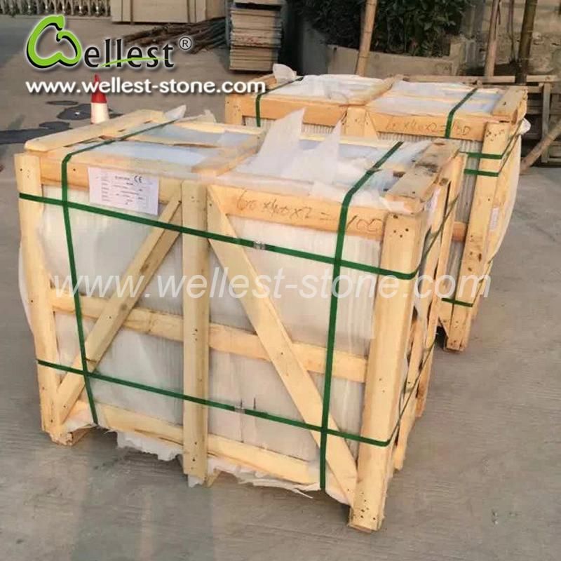 Natural Stone 10X10 Bush Hammered Surface Sawn-Cut Edge Cube Paving Stone with Best Price
