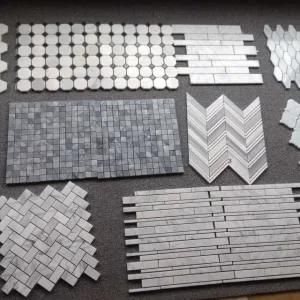 Water Jet Stone Mosaic Tiles