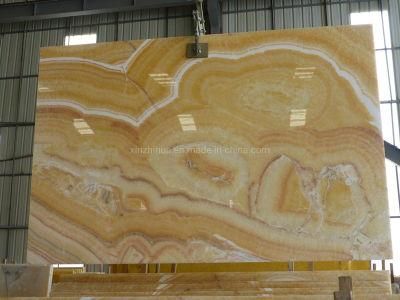Honey Onyx Slabs for Interior Wall/Flooring/Vanity Top/Bar Top/Washbasin Sinks/Building Material