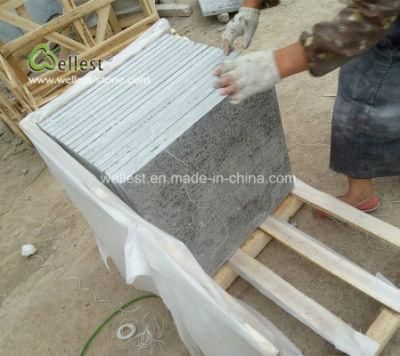 Anti Slip Flamed Grey Limestone Paver for Pool Deck, Pool Paving and Patio Paving