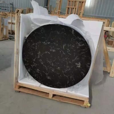 Quartz Stone Top Dining Tables Stone Counter Tops Quartz with Gold Veins