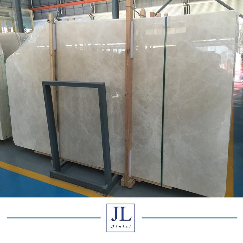 Polished Beige White Cream Magnolia Marble Slab/Tiles for Flooring/Kitchen Countertops