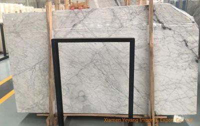 White Marble Slab for Flooring/Wall/Background Marble Vanity Tops Kitchen Countertops