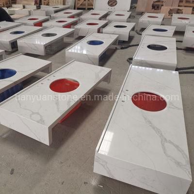 Quartz Stone Countertop Supplier for Engineered with Polished Surface
