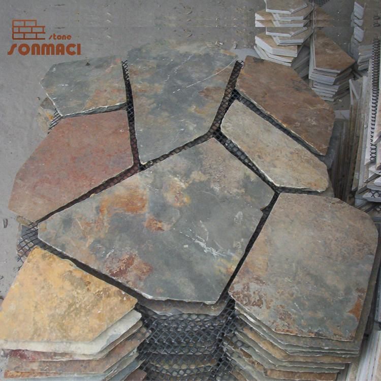 Natural Outdoor Slate Flagstone Stepping Paver