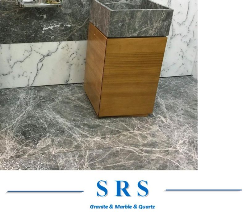 Natural Sliver Mink Marble for Kitchen Top/Lobby Bathroom/Flooring Tile