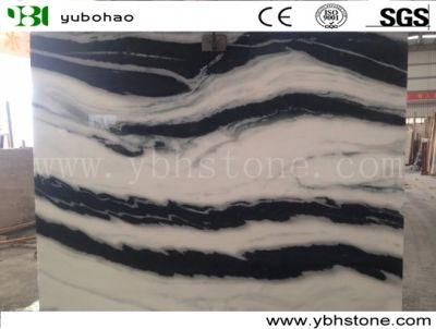 Polished China Panda White Marble Tiles for Flooring/Walling/Bathroom/Kitchen