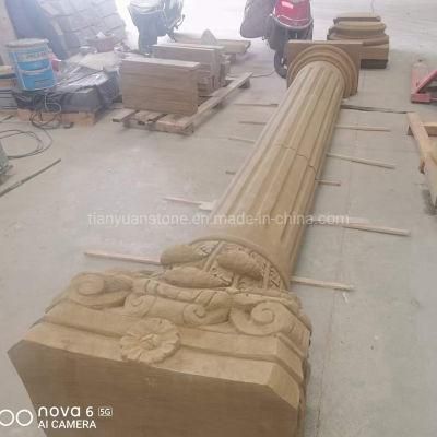 Chinese Factory Natural Stone Granite Pillar