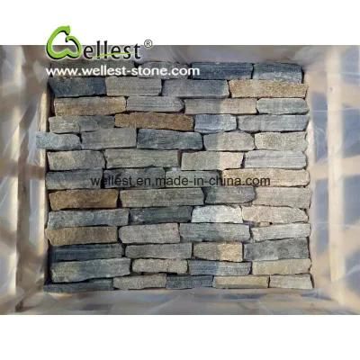 Natural Rustic Green Quartzite Culture Stone for Wall Ledge Stone