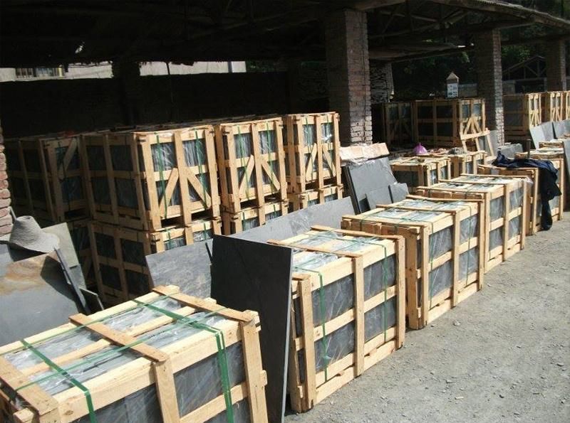 Natural Black/Grey/Green/Tumbled/Crazy/Roofing/Irregular Shape Stone Slate Paving