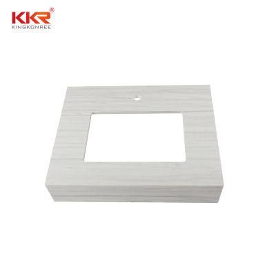 Fabricated Customized Acrylic Solid Surface Stone Vanity Top