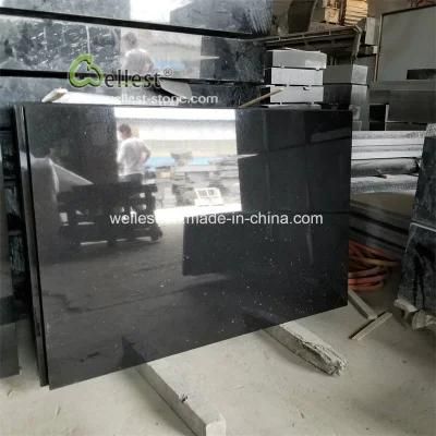 Polished/Honed/Flamed Finish Absolute Black Diamond Granite Floor Tile and Wall Tile