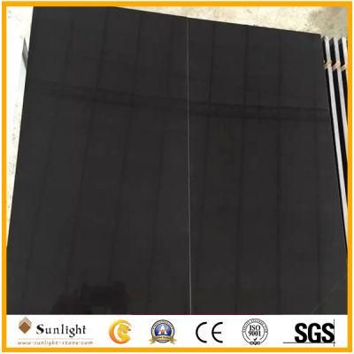 Hot Sale Pure Black Marble, Black Jade Marble for Flooring &amp; Wall Clading Tiles
