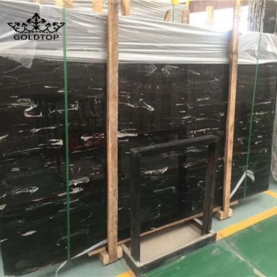 China Supplier Price Natural Blue/Brown/Grey/Black Portoro Silver White Dragon Marble Countertops for Home Interior Floor Wall Tiles