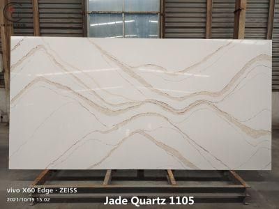 Unique Jade Artificial Quartz Slate New Design Style Kitchen Countertop