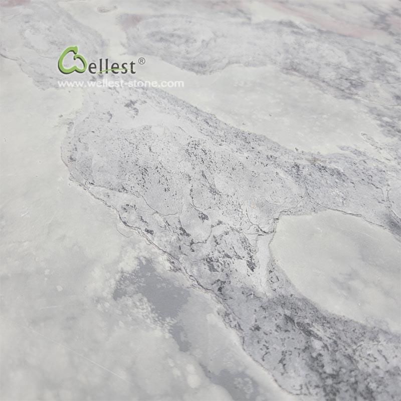 Eco-Friendly Cloudy White Interior Wall Paneling Natural Flexible and Super Light Ultra Thin Stone Veneer for Background Wall