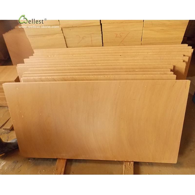 Sy153 Gold Sandstone Flooring Tile Panel