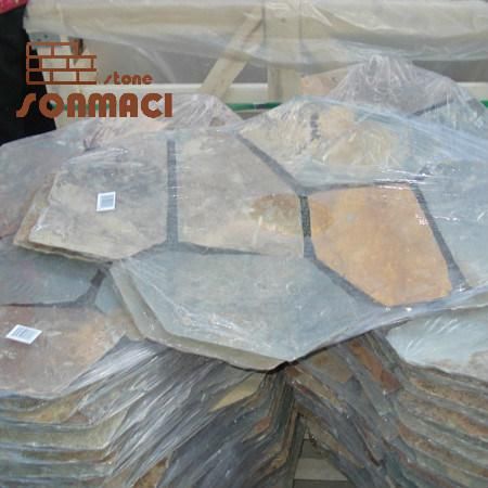 Chinese Natural Irregular Slate for Floor Paving