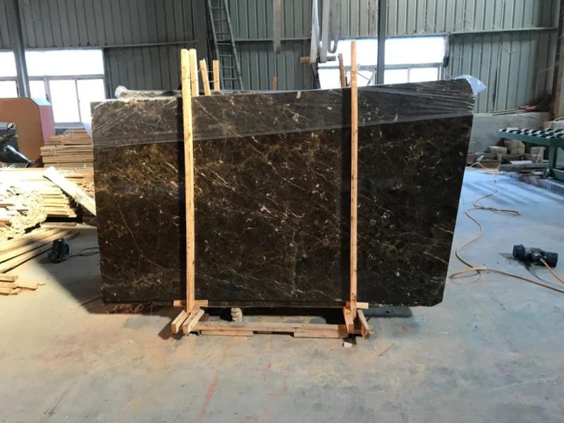 Marron Dark Emperador Marble Tiles for Flooring Tiles