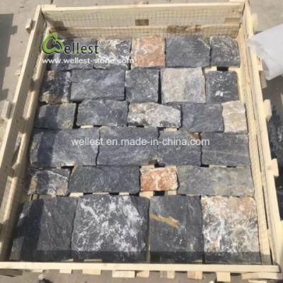 China Natural Rusty Brown Limestone Masonry Loose Stone Veneer