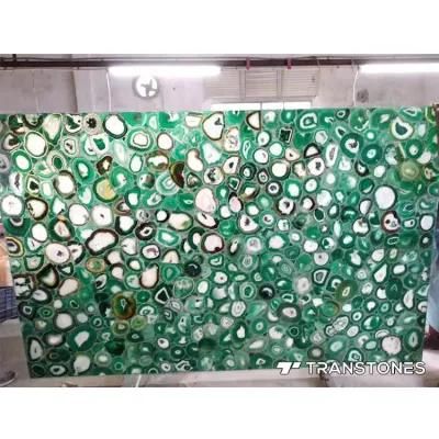 Natural Semi-Precious Stone Agate Coaster Big Slabs for Agate Kitchen Island