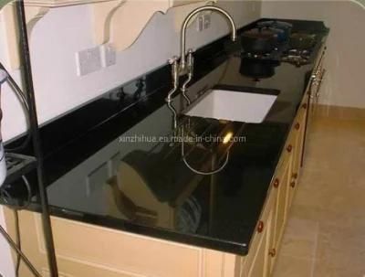 China Absolute Black/Pure Black/Mongolian Black Granite Table/Bench/Bathroom/Vanity/Work Countertop/Flooring Tile