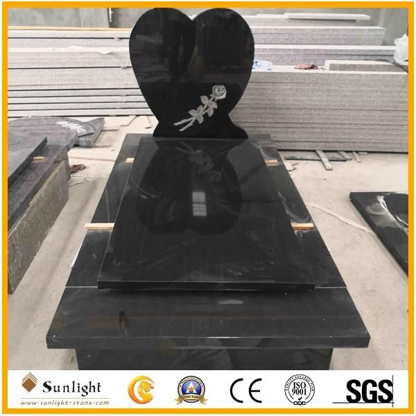 China Hebei/Shanxi Black/Poland New Styles for Granite Tombstone/Headstone/Stone Monuments