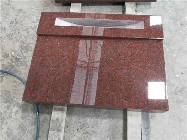 Upright Granite Headstones Memorial Plaques Monument Cemetery American Style