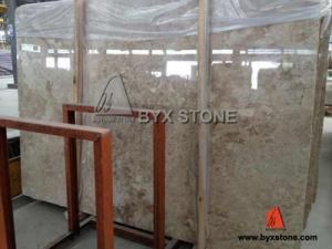 Beige Marble Slab for Kitchen Countertop and Floor Tile