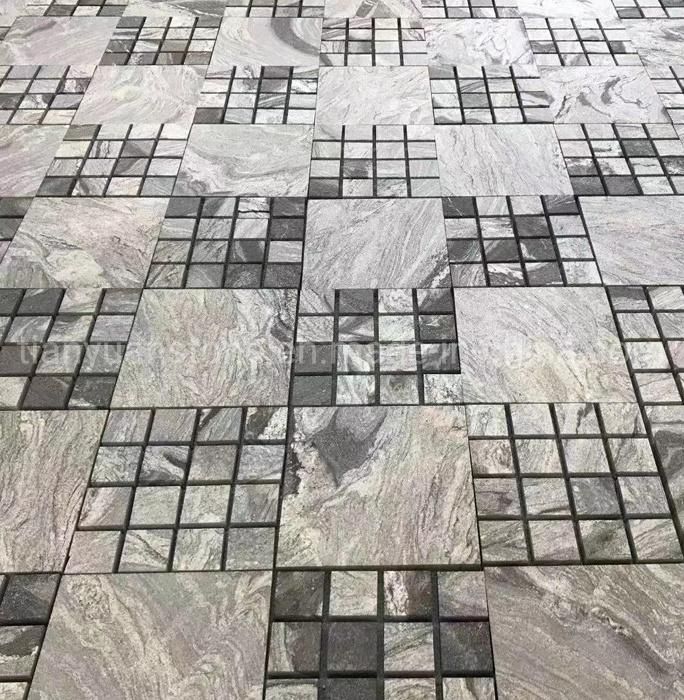 Irregular Black Blue Grey Slate Flagstone for Outdoor Paving