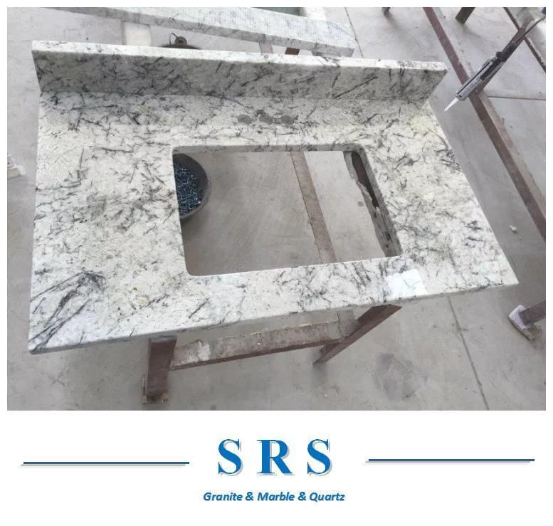 Grey Monte Lotus Granite for Countertops/Kitchen Top