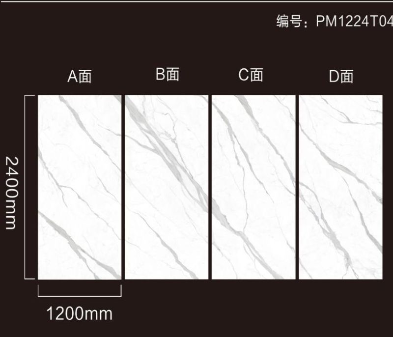 Home Indoor Artificial Marble Sintered Stone for Cladding Living Room TV Background Building Porcelain Slab Interior Decoration